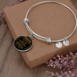 To my Daughter, Never forget that I love you-Bangle - Custom Heart Design
