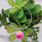 Birth Flower-November Chrysanthumum Bracelet - Custom Heart Design
