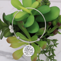 * She is clothed with strength and dignity, Prov. 31:5-Bible Verse Bangle Bracelet - Custom Heart Design