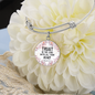 * Trust in the Lord, Proverb 3:5-Bible Verse Bangle Bracelet - Custom Heart Design