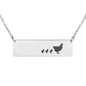 Chicken + 3 - Custom Heart Design