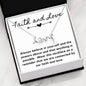 Faith and Love-Scripted Love Necklace - Custom Heart Design