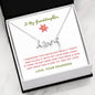 To Granddaughter, Love and Light-Scripted Love - Custom Heart Design
