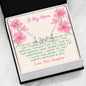 For all you do Mom, From Daughter- Scripted Love - Custom Heart Design