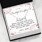 To Daughter, From Mom - Custom Heart Design