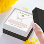 To Granddaughter, Love and Light-Scripted Love - Custom Heart Design