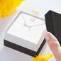 Scripted Love Necklace - Custom Heart Design