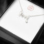 Scripted Love Necklace - Custom Heart Design