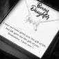 To Bonus Daughter, Life gave me the gift of you. - Custom Heart Design