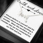 Faith and Love-Scripted Love Necklace - Custom Heart Design
