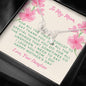 For all you do Mom, From Daughter- Scripted Love - Custom Heart Design