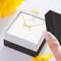 Scripted Love Necklace - Custom Heart Design
