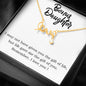 To Bonus Daughter, Life gave me the gift of you. - Custom Heart Design