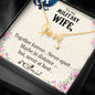 To My Military Wife, Together forever-Scripted Love - Custom Heart Design