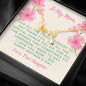 For all you do Mom, From Daughter- Scripted Love - Custom Heart Design