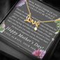 When I think of Mom I think of home, From Son, Scripted Love - Custom Heart Design