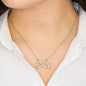 Infinity Hearts Necklace for Sister | Custom Heart Design