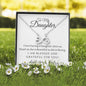 Infinity Hearts Necklace for Daughter From Dad | Custom Heart Design