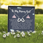 Disney Girl-Infinity Necklace - Custom Heart Design