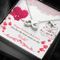 Infinity Hearts Birthday Necklace for Sister | Custom Heart Design