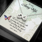 To Army Wife, Loving you even more apart. - Custom Heart Design