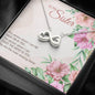 Infinity Hearts Necklace for Sister | Custom Heart Design