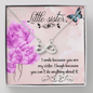 Infinity Hearts Necklace for Sister | Custom Heart Design