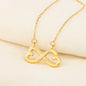 Infinity Hearts Necklace for Daughter, From Mom | Custom Heart Design