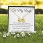 Infinity Hearts Necklace for Wife | Custom Heart Design