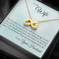 Infinity Hearts Necklace for Wife | Custom Heart Design