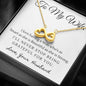 Infinity Hearts Necklace for Wife | Custom Heart Design