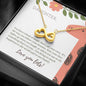 Infinity Hearts Necklace for Daughter | Custom Heart Design
