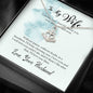 Love you till I die-Heart of the Ocean Necklace - Custom Heart Design