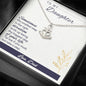 Tip toe if you must, From Dad-Heart of the Ocean Necklace - Custom Heart Design