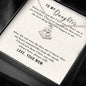 You're the best thing that ever happen to me, From Mom-Heart of the Ocean Necklace - Custom Heart Design