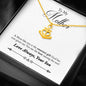 You are the best among the rest-Heart of the Ocean Necklace - Custom Heart Design