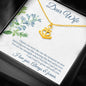 Marrying you was like winning the best prize-Heart of the Ocean Necklace - Custom Heart Design