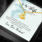 Love you till I die-Heart of the Ocean Necklace - Custom Heart Design