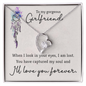 Girlfriend Heart Necklace, Forever Love Necklace To My Girlfriend | Custom Heart Design