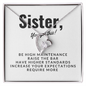Sister, You got this-Sentimental Heart Necklace | Custom Heart Design