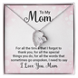 Mom Jewelry, Heart Necklace for Mom, Floating Heart Necklace | Custom Heart Design