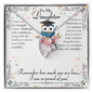 Forever Love Heart Necklace for Graduation | Custom Heart Design