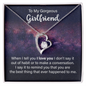 Girlfriend Heart Jewelry, Forever Love Necklace To My Girlfriend | Custom Heart Design