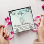 Wife Birthday Necklace, Floating Heart Necklace, Beautiful Wife Necklace-The Best Wife | Custom Heart Design