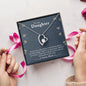 Daughter Floating Heart Necklace, Heart Necklace for Daughter | Custom Heart Design
