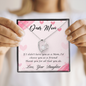 Mom Jewelry, Heart Necklace for Mom, Floating Heart Necklace - Custom Heart Design