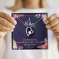 Mom Jewelry, Heart Necklace for Mom, Floating Heart Necklace | Custom Heart Design