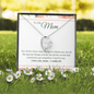 Mom Jewelry, Gold Heart Necklace for Mom, Floating Heart Necklace | Custom Heart Design
