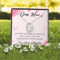 Mom Jewelry, Heart Necklace for Mom, Floating Heart Necklace - Custom Heart Design
