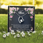 Mom Jewelry, Silver Heart Necklace for Mom, Floating Heart Necklace - Custom Heart Design